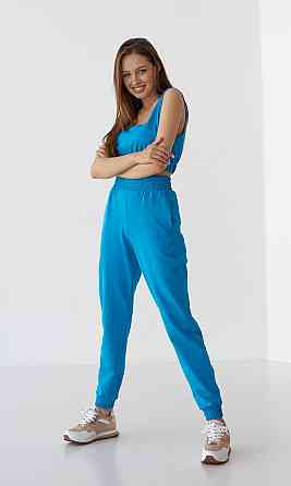 Спортивні штани жіночі джогери Бірюзовий M Харків
