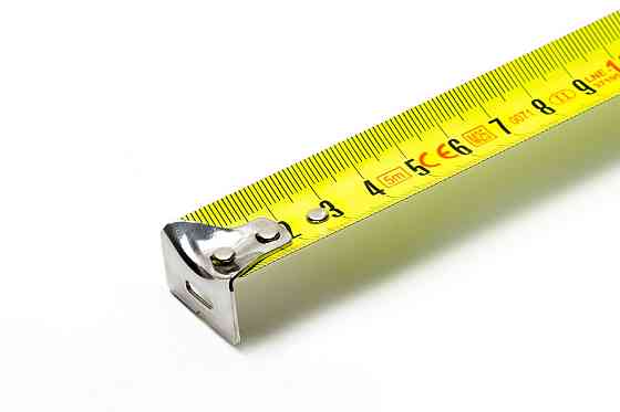 WERTVOLL Рулетка WERTVOLL 5 м×25 мм фіксатор полотна кнопка STOP покриття TPR нейлонове покритт Київ