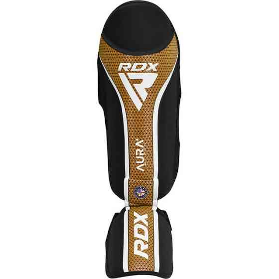 Захист гомілки та стопи RDX SHIN INSTEP AURA PLUS T-17 Black Golden XL Каменское