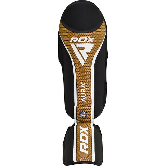 Захист гомілки та стопи RDX SHIN INSTEP AURA PLUS T-17 Black Golden XL Каменское - изображение 5