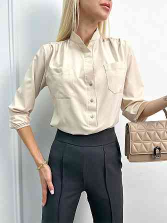 Жіноча блузка "Sellin" оптом | Норма і батал 42-44, Бежевий Київ