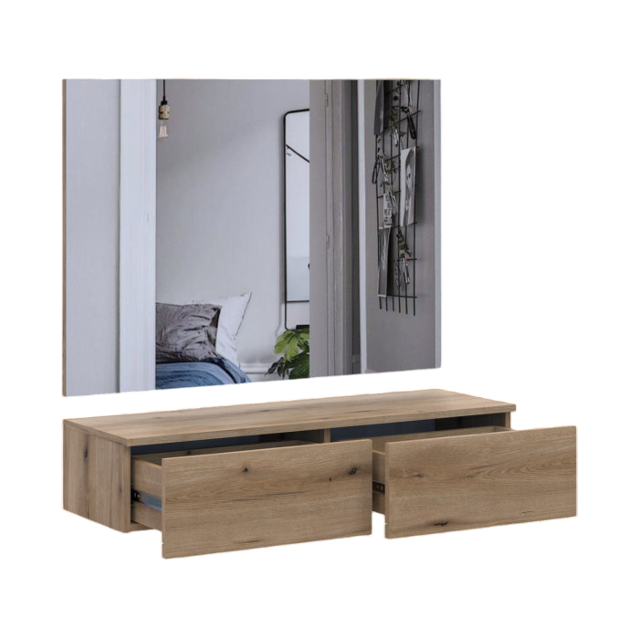 Комплект мебели Doros Левия + зеркало Дуб Эвок 100х32х100 (42005239) Львов - изображение 6