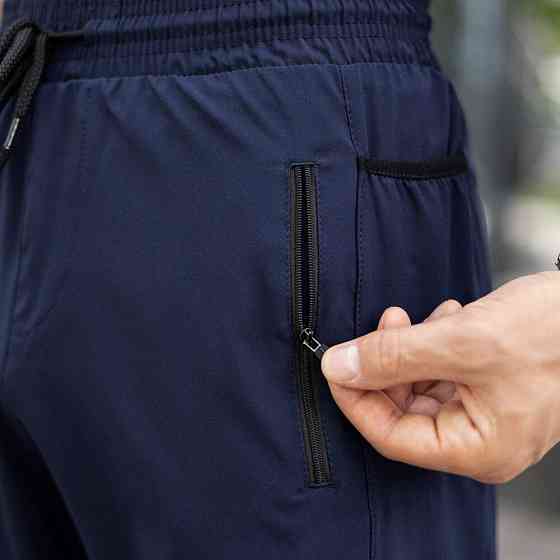 Темно-сині чоловічі шорти прямого крою Pobedov Vil'nyy Київ