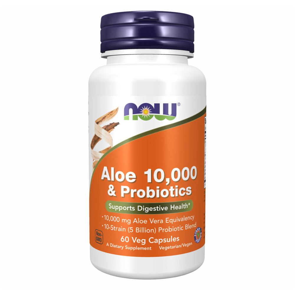 Aloe Vera 10000 &amp; Probiotics - 60 vcaps Луцьк - фото 1