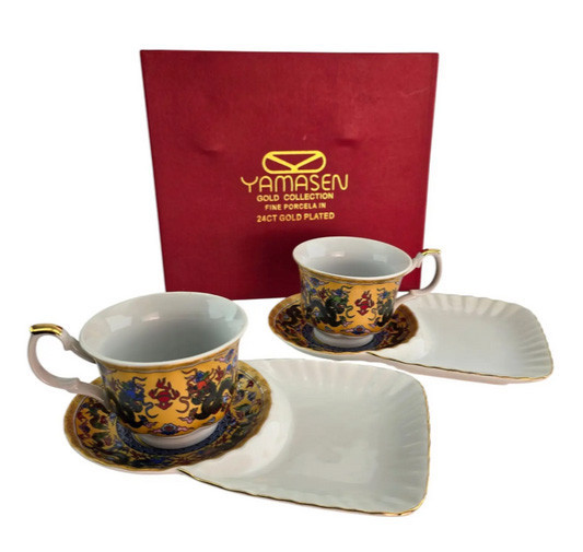 Сервиз чайный фарфор на 2 персоны Драконы Киев - изображение 2