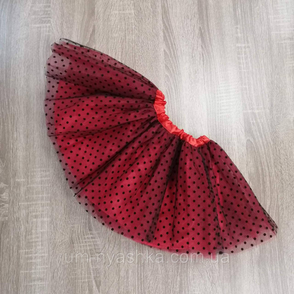 Красная юбочка в горох Божья коровка, Леди Баг Кривой Рог - изображение 2