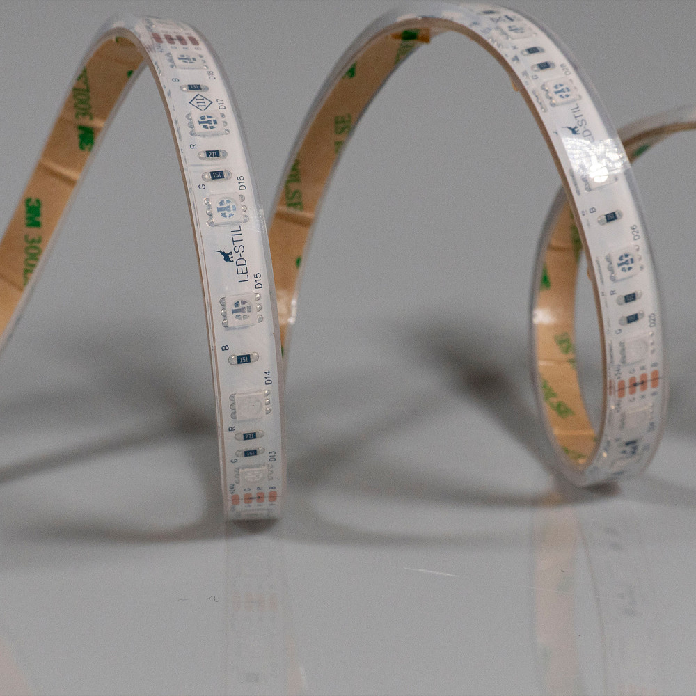 LED-STIL Світлодіодна стрічка RGB, 14,4 Вт/м, 5050, 60 діодів, IP68, 24V, 180 lm Київ - фото 7