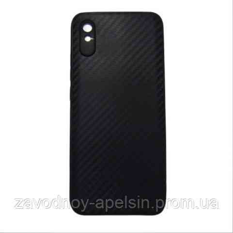 Xiaomi Redmi 9A 9А Силіконовий чохол Карбон (чорний) Одеса