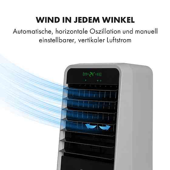 Таунхаус 3-в-1 воздухоохладитель вентиляторный увлажнитель 396 м³/ч | 110 Вт | 7 литров | 4 скорости | 4 Ровно