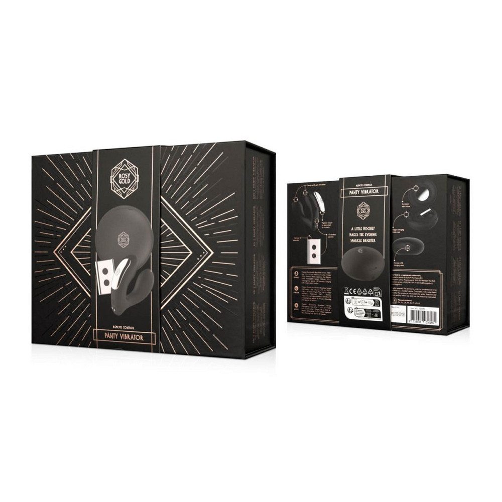 Вібратор Rosy Gold – Wearable Vibrator with Luxury Charging Case – Black Sex Aura Київ - фото 8