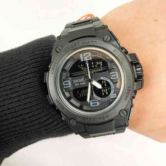 Армійський годинник топ SKMEI 1452BK BLACK, Годинник армійський скмей, Годинники UL-943 кварцові армійські Київ