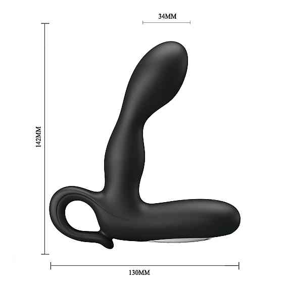 Массажер простаты - Pretty Love Barrack Prostate Stimulator Black Sex Aura Киев