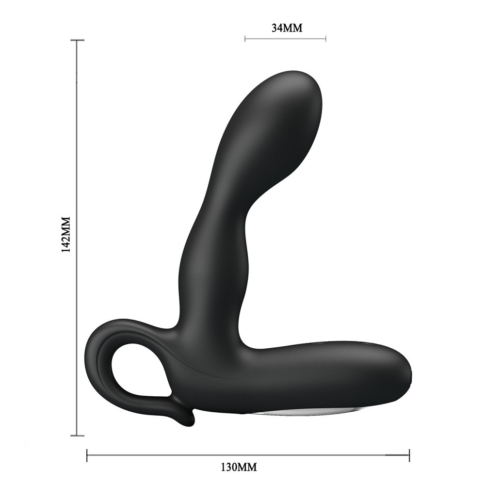 Массажер простаты - Pretty Love Barrack Prostate Stimulator Black Sex Aura Киев - изображение 6