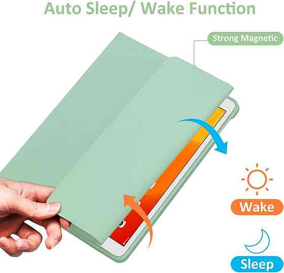 Клавиатурный чехол для iPad 10.2 (2019/2020) Bluetooth съёмная клавиатура подставка держатель для Apple Pencil Киев