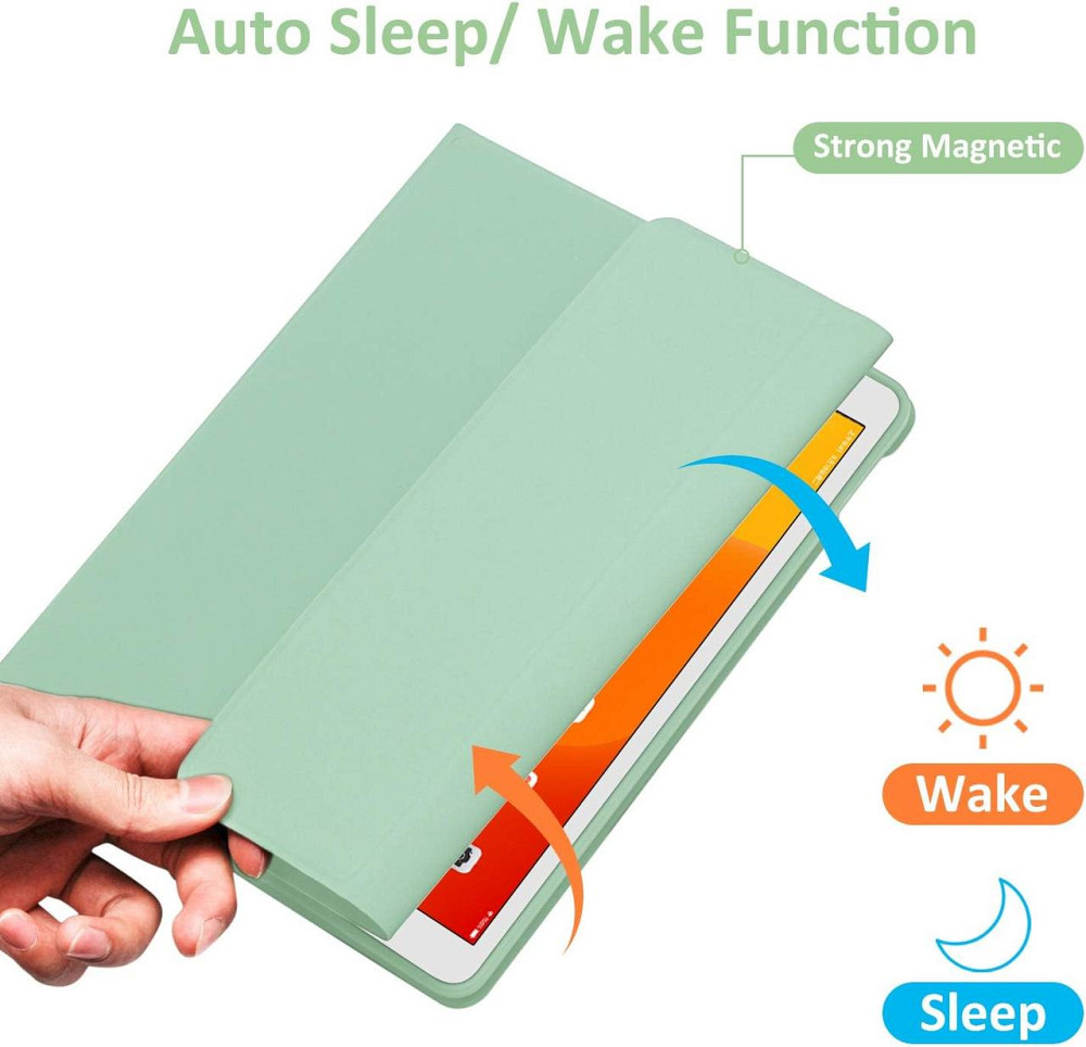 Клавиатурный чехол для iPad 10.2 (2019/2020) Bluetooth съёмная клавиатура подставка держатель для Apple Pencil Киев - изображение 3