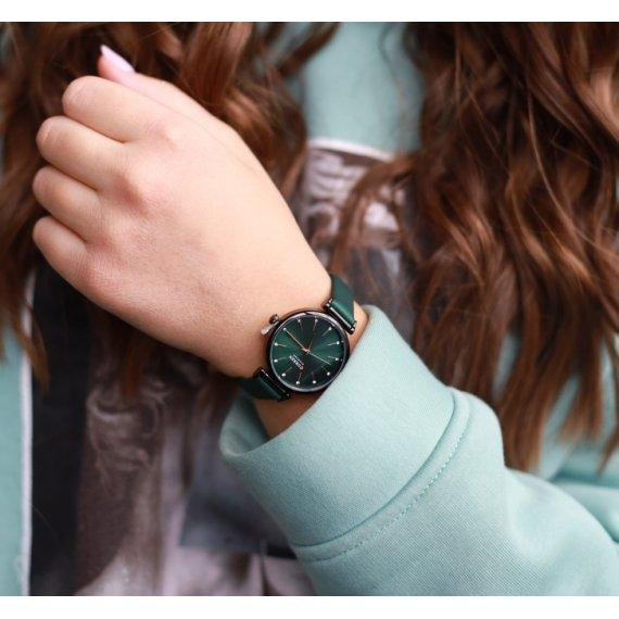 Жіночий наручний годинник Curren Grass (Зелений) Вінниця - фото 4