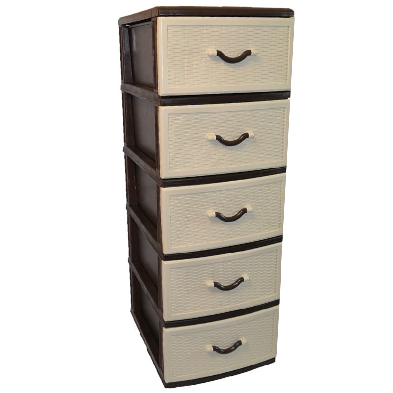 Комод пластиковий Style (Стиль) 5 ящиків 48х38х109 Одеса - фото 3