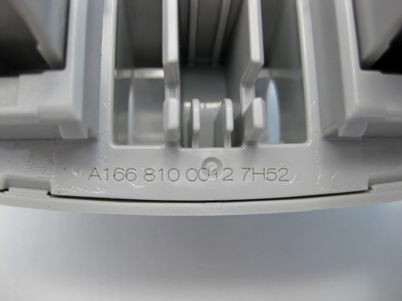 Mercedes-Benz  A1668100012 7H52 Кріплення - клямка сонцезахисного козирка сіре ML GLE W166 GL GLS X166 C-Class W205 Одеса - фото 3