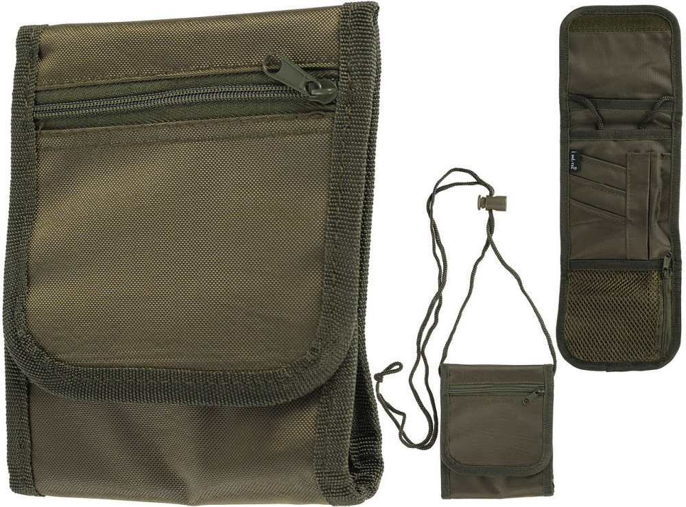 Повсякденний Гаманець зі шнурком на блискавці Mil-Tec від Sturm (15820001) Olive Нововолинськ - фото 1