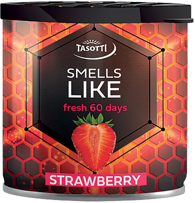 Ароматизатор для авто гелевий "Smells Like" Strawberry (Полуниця) 80мл Tasotti Київ