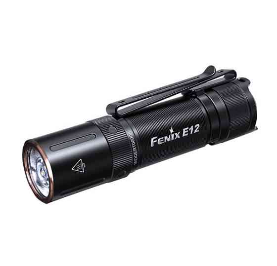 Ручний міні ліхтарик Fenix E12 V2.0 160лм 1хАА (Чорний) Вінниця