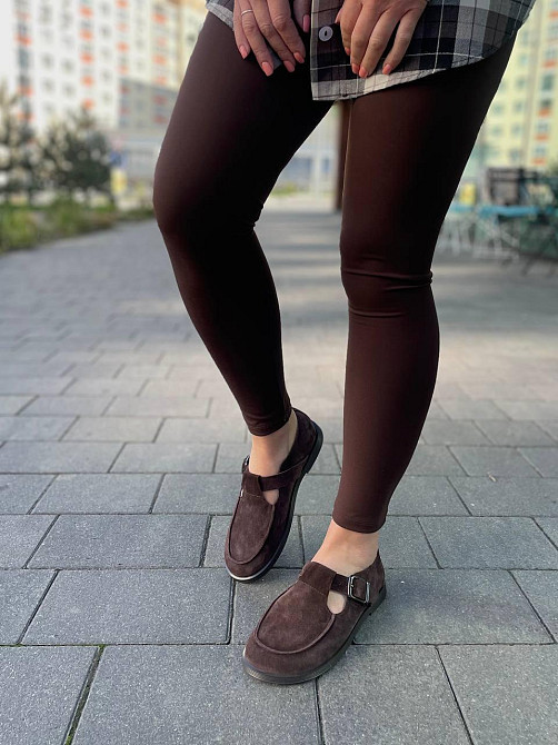 Vanessa Лофери жіночі VANESSA T-304-02 шоколадні (весна-осінь, замша натуральна) (5830) Коломыя - изображение 8