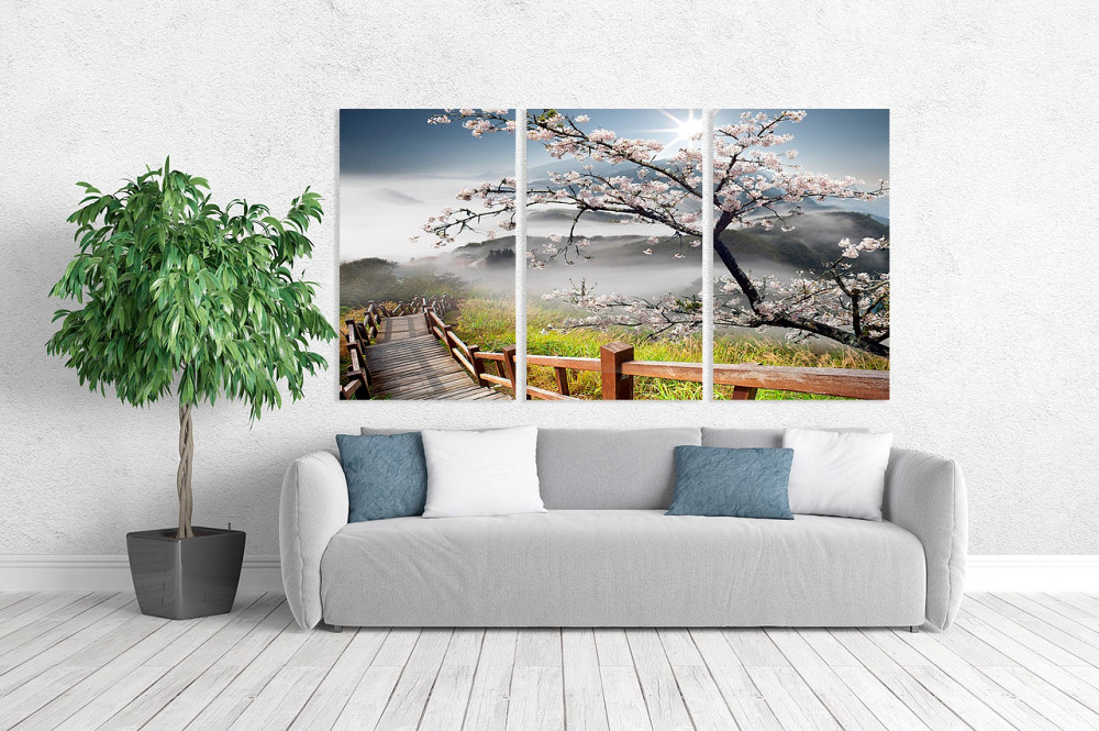 Модульная картина в гостиную / спальню   Природа    ART-214_3A 100х150 см Киев - изображение 2