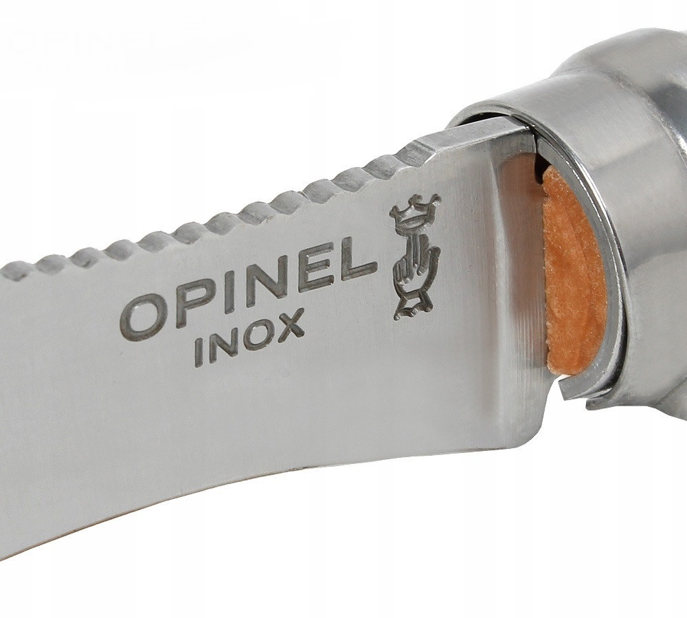 Складаний Ніж із щіткою для чищення грибів Opinel No.8 "Mushroom Knife" (001252) Нержавіюча сталь Нововолинськ - фото 6