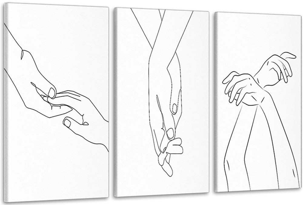 Модульная картина в гостиную / спальню   Закохані    ART-199_3A 100х150 см Киев - изображение 1