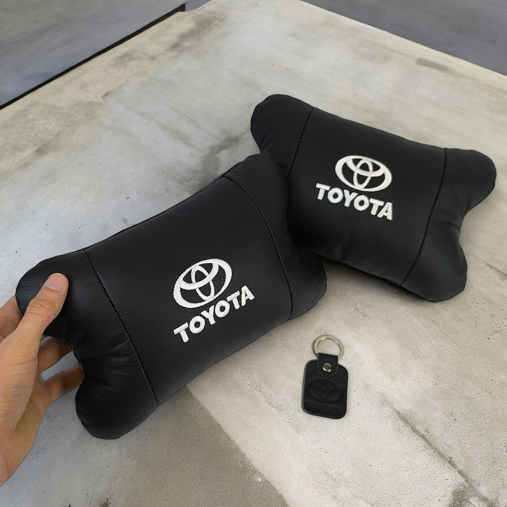 Подушки для подголовников в машину Toyota, Подушка подголовник для водителя, Подушки на кресло в авто QU-41 Львов - изображение 1