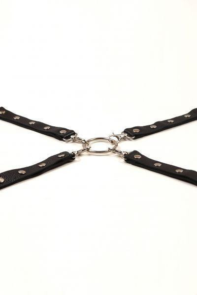 Фіксатор Leather Fixer Large, Black Sex Aura Київ - фото 3