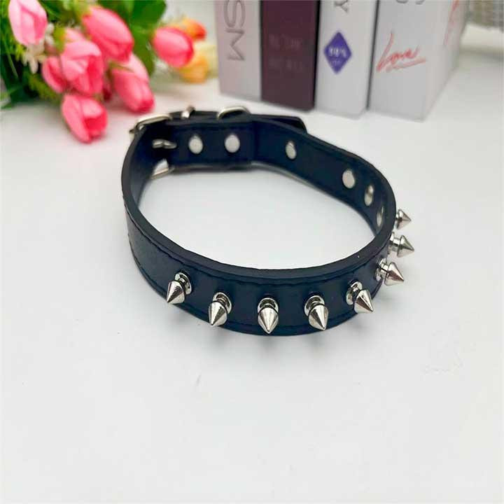 БДСМ нашийник із шипами - Чорний - Садо-мазо Вінниця - фото 4