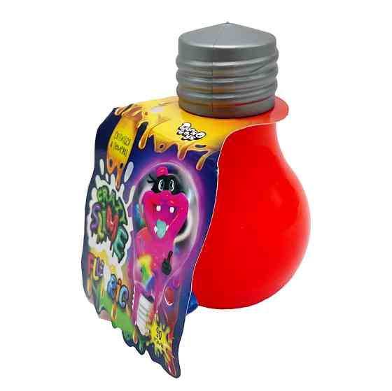 В'язка маса лампочка Fluoric "Crazy Slime" SLM-07-01U світиться в темряві Помаранчевий Вінниця