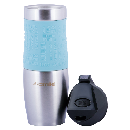 Термочашка 480мл нержавіюча сталь (мікс) KAMILLE 2051 Житомир - изображение 11