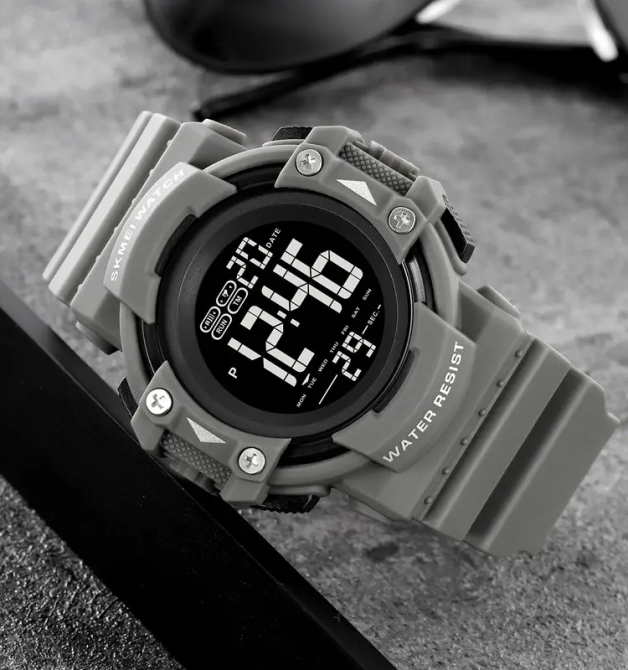 Годинник чоловічий спортивний наручний Skmei 2195 (Сірий) Київ - фото 5