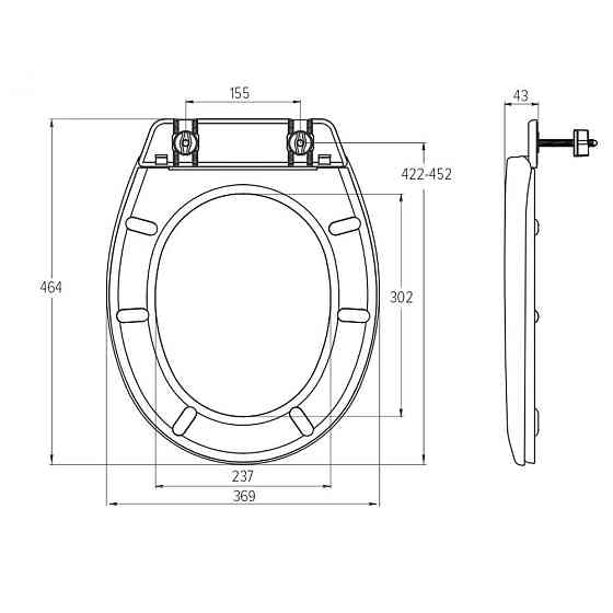 Сидіння для унітазу SoloPlast СУ-4 Київ