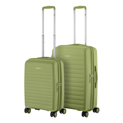 Набор чемоданов 2E Aero (M+S), оливково-зелені (2E-SPP-AERO-SET2-MG) Винница - изображение 1