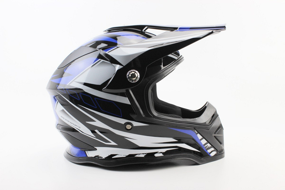 Шолом кросовий/ендуро/АТV BLD-819-7 S (55-56см), ЧОРНО-СИНІЙ Киев - изображение 3