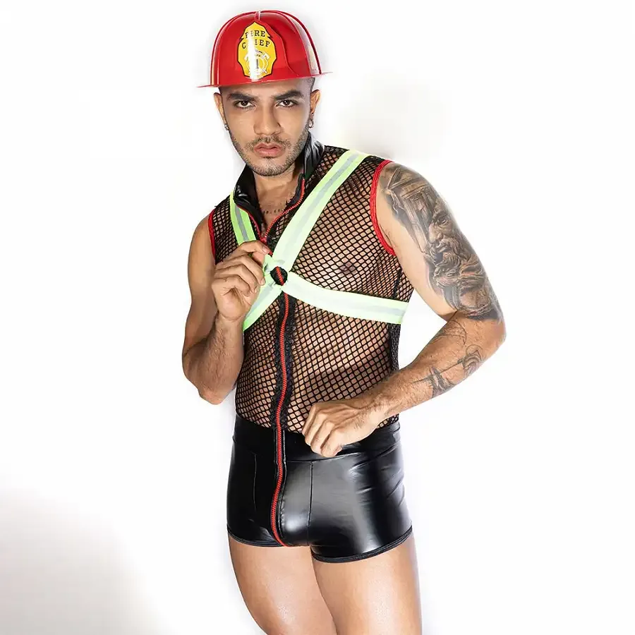 Чоловічий еротичний костюм пожежного JSY 9152 One Size Львів - фото 4