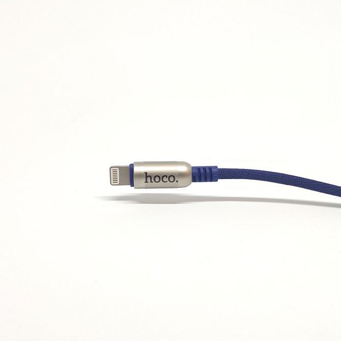 Кабель Hoco U17 Lightning Capsule 1.2m Blue Київ - фото 4