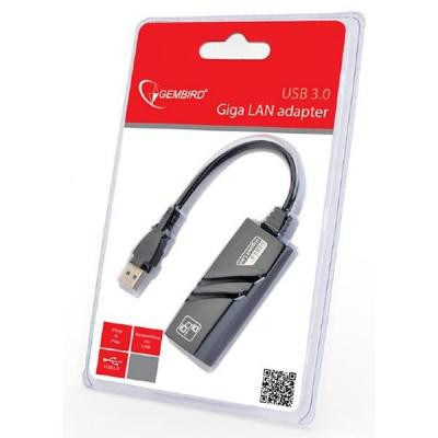 Адаптер USB3.0 to Gigabit Ethernet RJ45 Gembird (NIC-U3-02) Винница - изображение 2