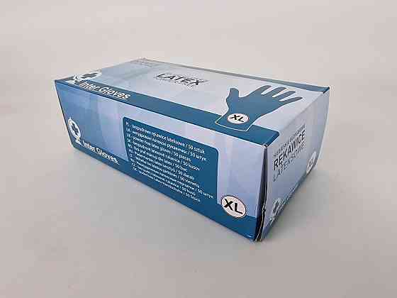 Рукавички гумові "Ambulance" Inter Globus 50 шт. (XL) (1 пачка) Харків