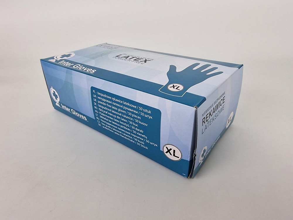 Рукавички гумові "Ambulance" Inter Globus 50 шт. (XL) (1 пачка) Харків - фото 2