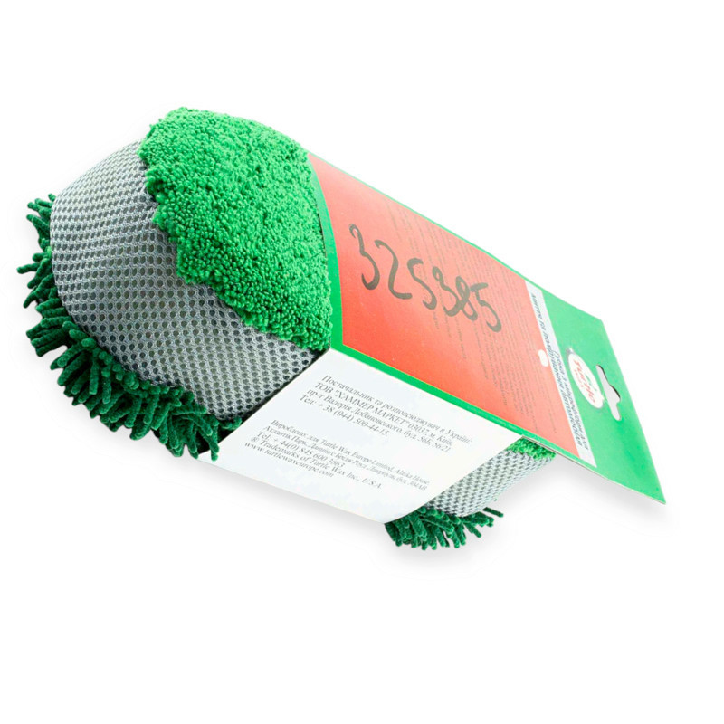 Губка мікрофібри для миття, полірування автомобіля та видалення слідів комах 3в1 turtle wax Мукачево - фото 1