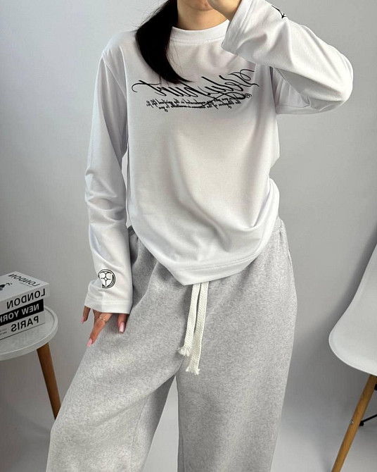 Стильный женский лонгслив с качественным накатом двунитка. Одесса - изображение 8