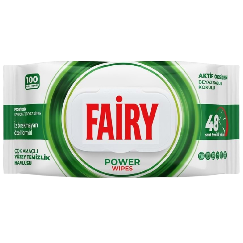 Універсальні вологі серветки для прибирання в будинку Fairy, 100 штук Київ - фото 1