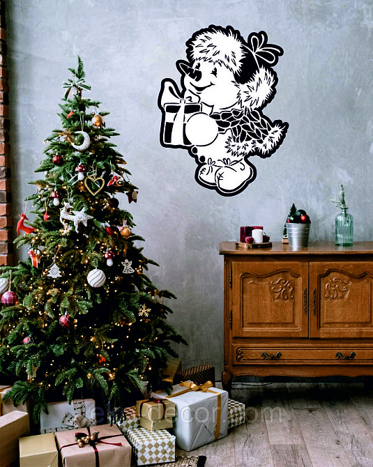 Декоративне настінне Панно «Сніговик», Декор на стену Київ - фото 1