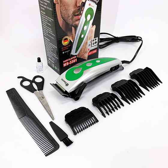 Портативна ручна машинка для стрижки волосся Domotec, Машинка для точної стрижки бороди і волосся UW-66 Івано-Франківськ