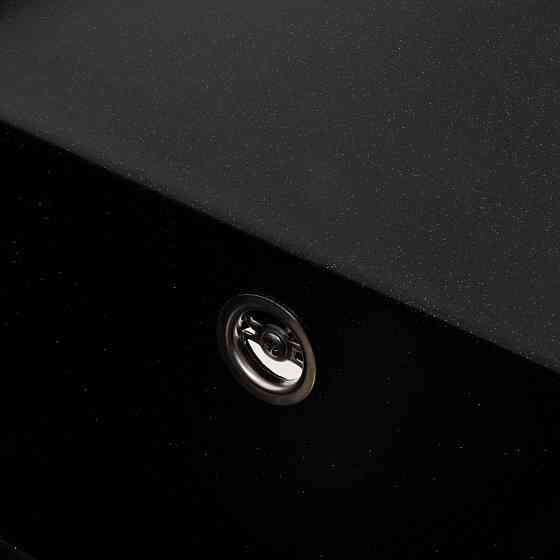 VALESO Гранітна мийка для кухні VALESO 9651 ATLAS матовий Чорний металік Киев