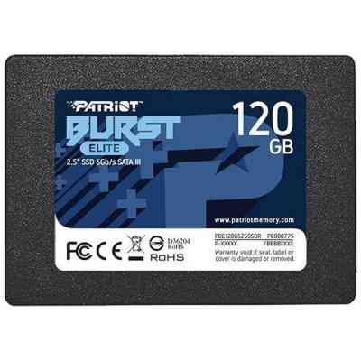Накопичувач SSD 2.5&quot; 120GB Burst Elite Patriot (PBE120GS25SSDR) Вінниця